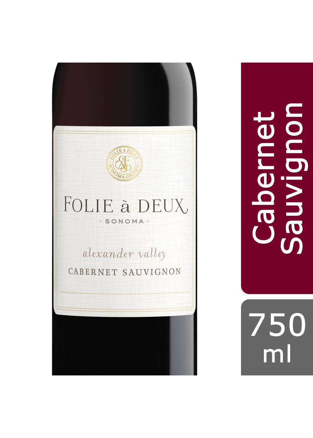 Folie A Deux Sonoma Alexander Valley Cabernet Sauvignon Wine; image 3 of 5
