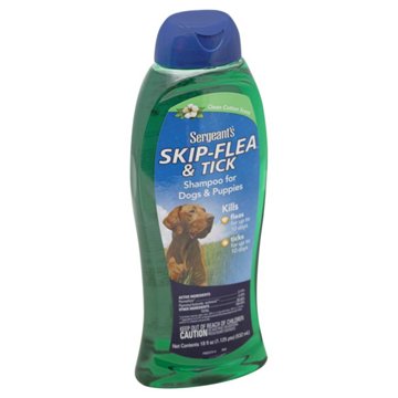 Sergeant's Skip-Flea & Tick Clean Cotton Shampoo for Dogs & Puppies, 18 oz