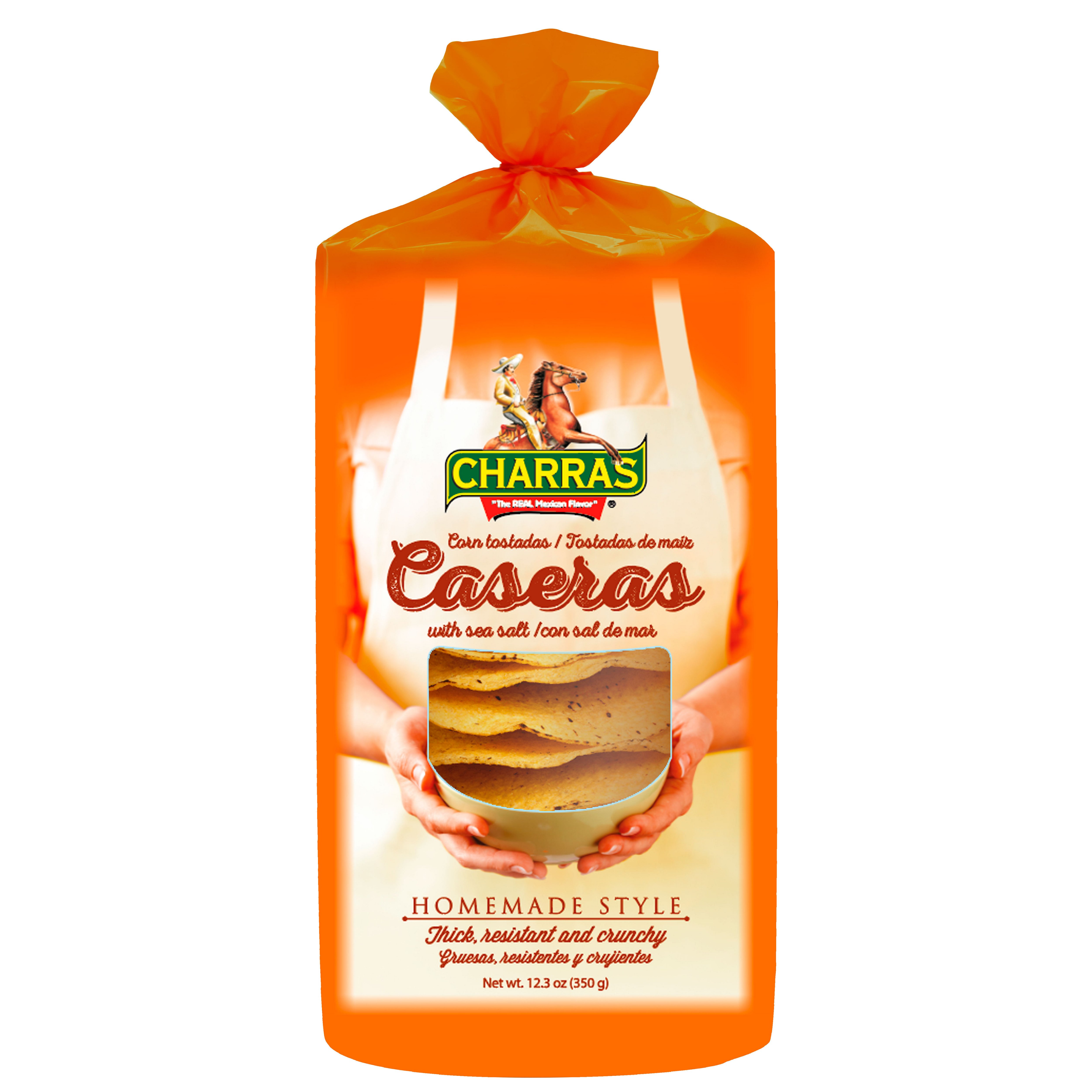 Charras Casera Tostadas - Shop Tortillas at H-E-B