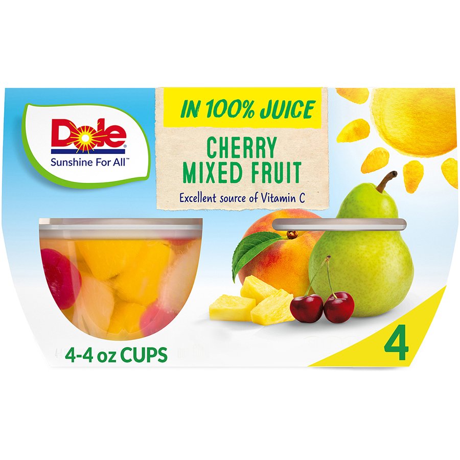 Dole Cherry Mixed Fruit In 100% Fruit Juice - Shop Fruit at H-E-B