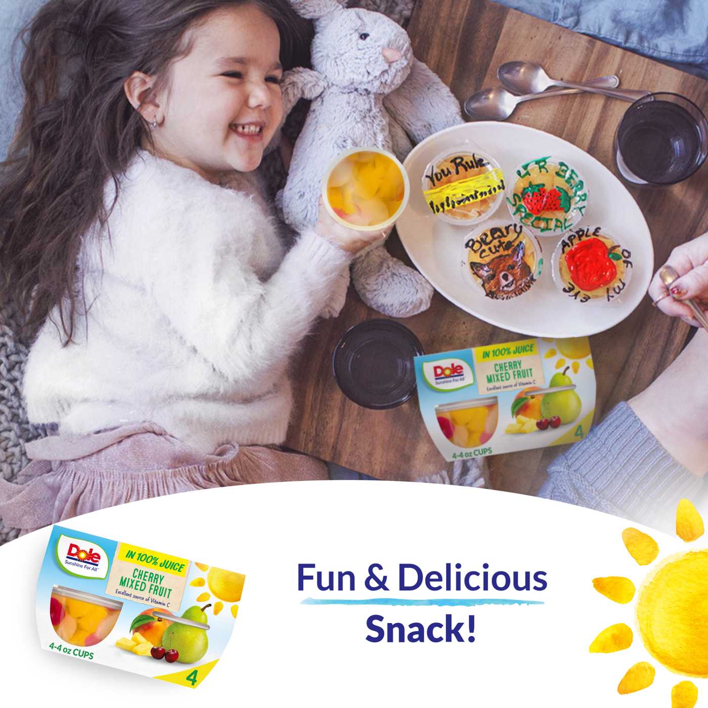 Dole Fruit Bowls - Cherry Mixed Fruit in 100% Juice; image 5 of 8