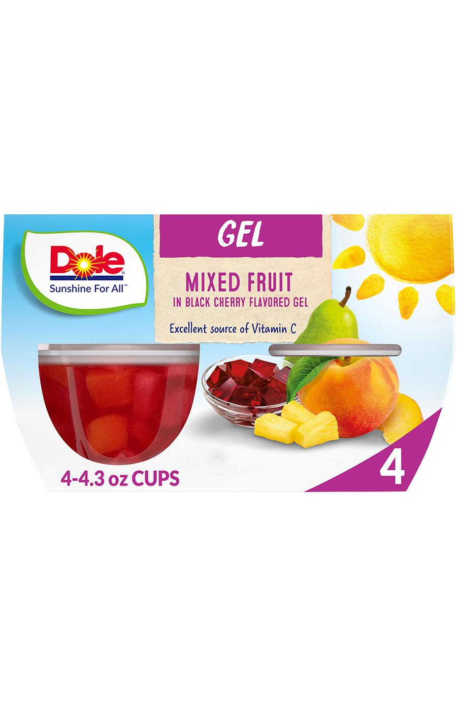 jello cups with fruit