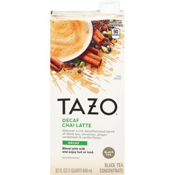 Tazo Decaf Chai Latte Black Tea Concentrate