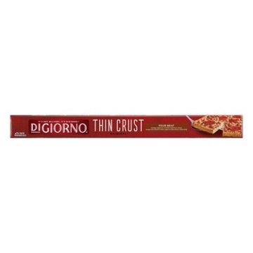 DiGiorno Thin Crust Frozen Pizza - Four Meat, 17.9 oz
