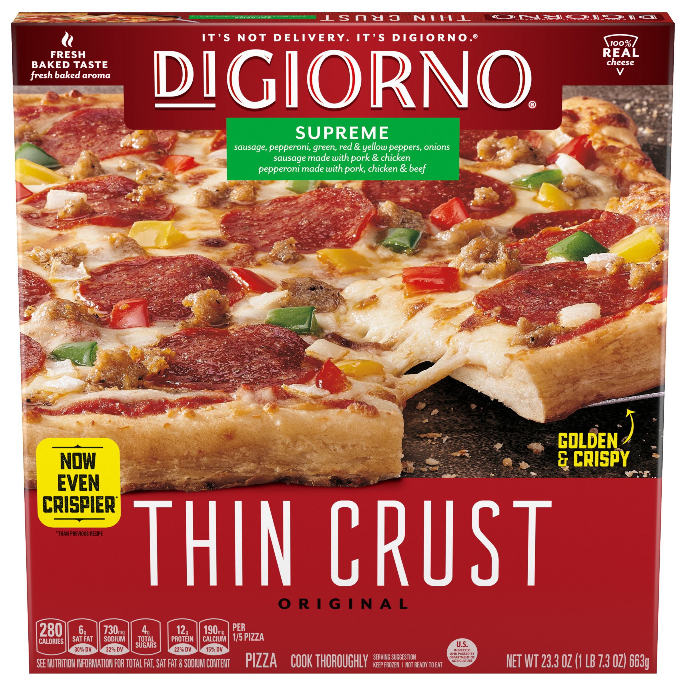 Rising Crust Pepperoni Frozen Pizza Official Digiorno® 51 Off