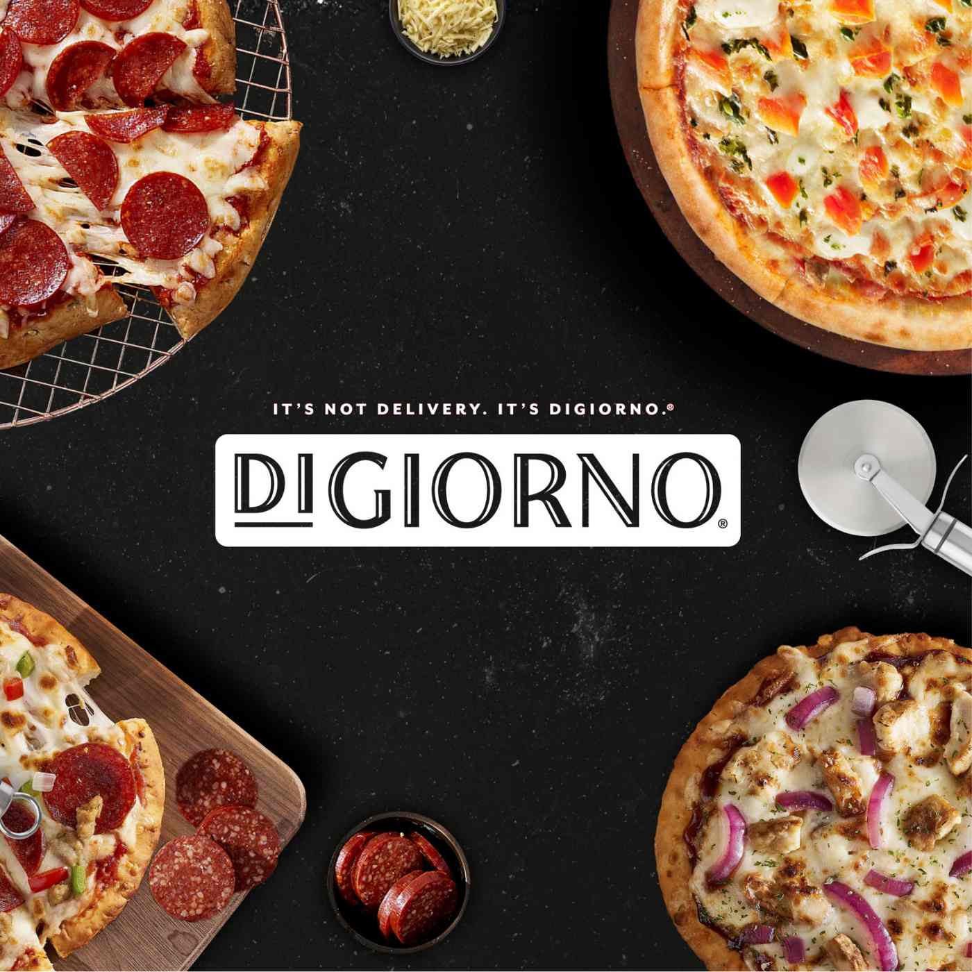 DiGiorno Original Thin Crust Pepperoni Frozen Pizza; image 6 of 10