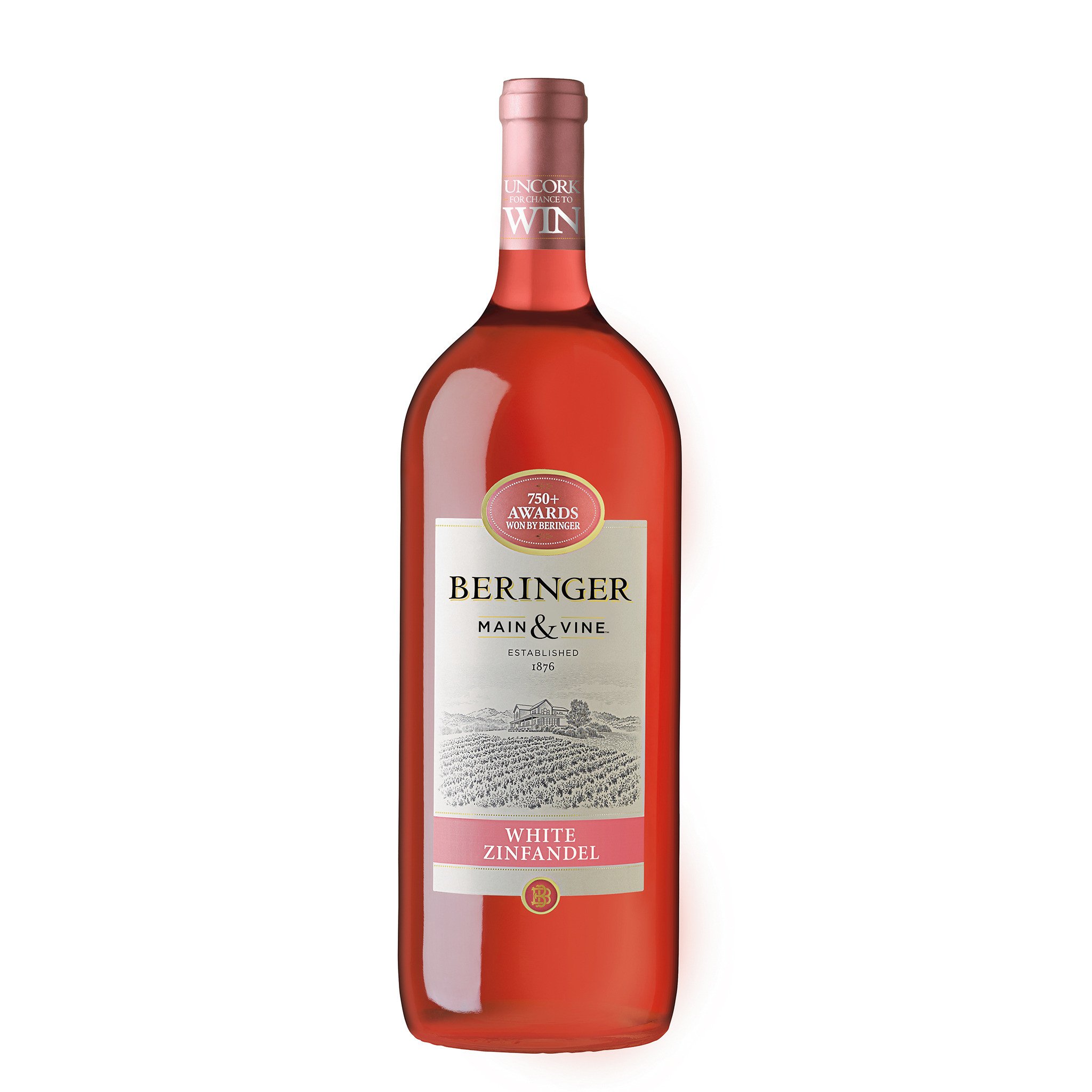 Beringer Go Anywhere White Zinfandel 187 mL Bottles Shop Wine at HEB