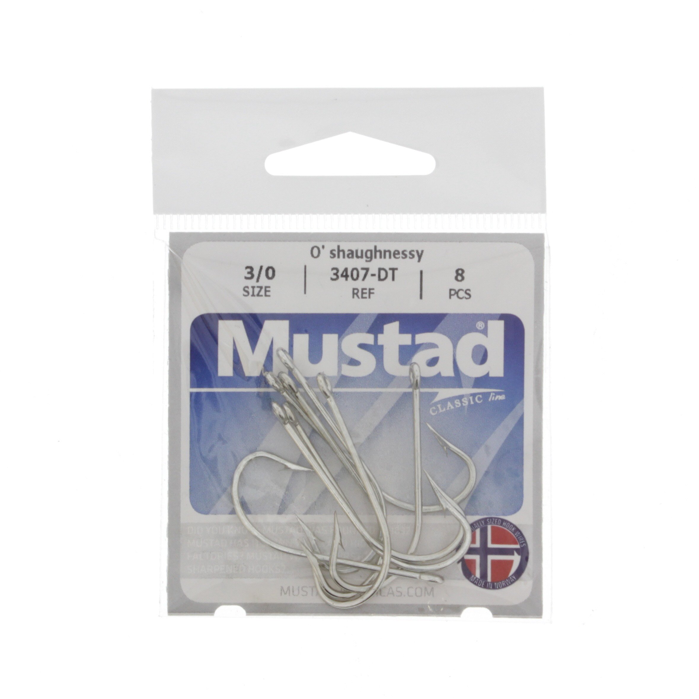 Mustad O' Shaughnessy Hook Size 3/0 Shop Fishing at HEB