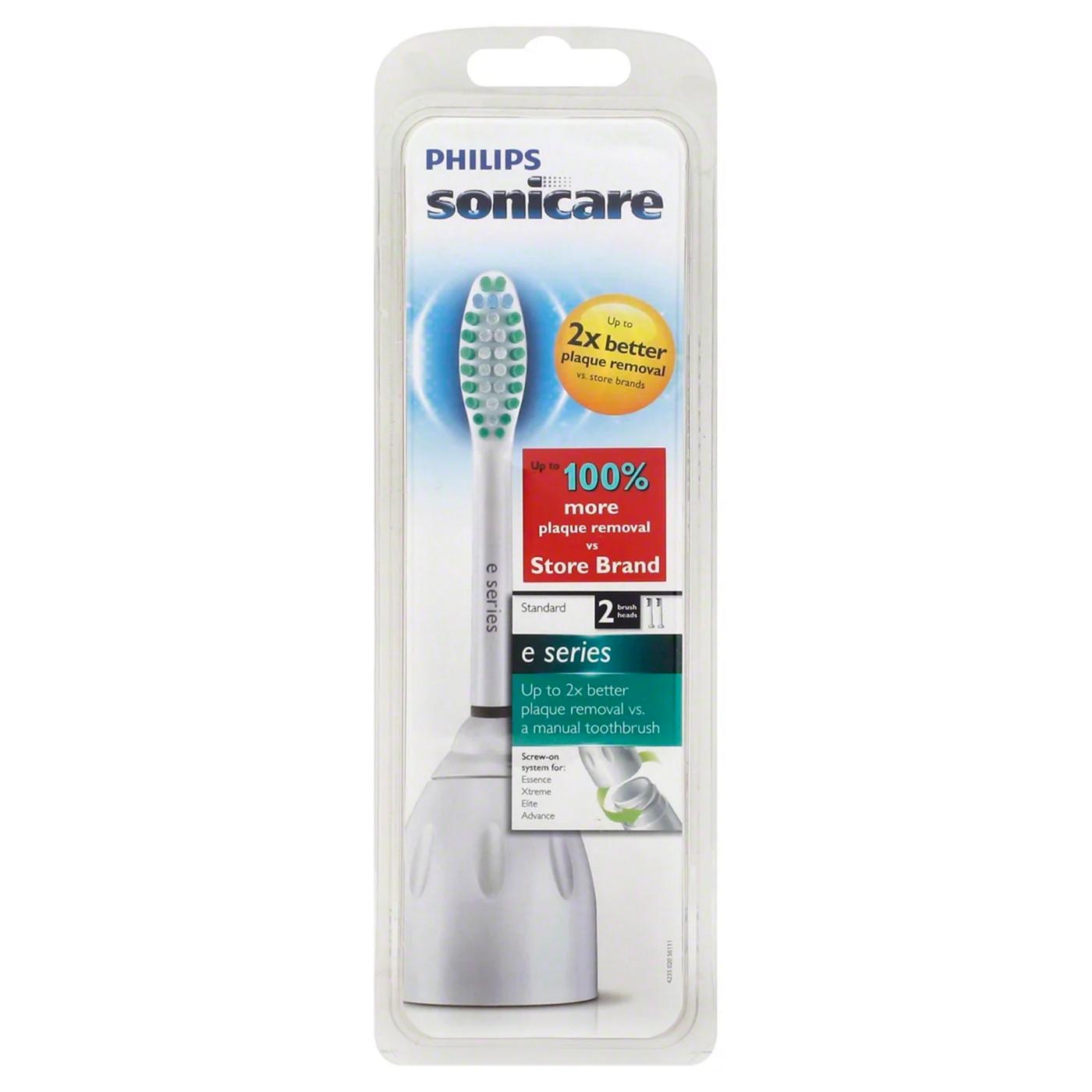 Philips Sonicare E Series Standard Brush Heads; image 1 of 2