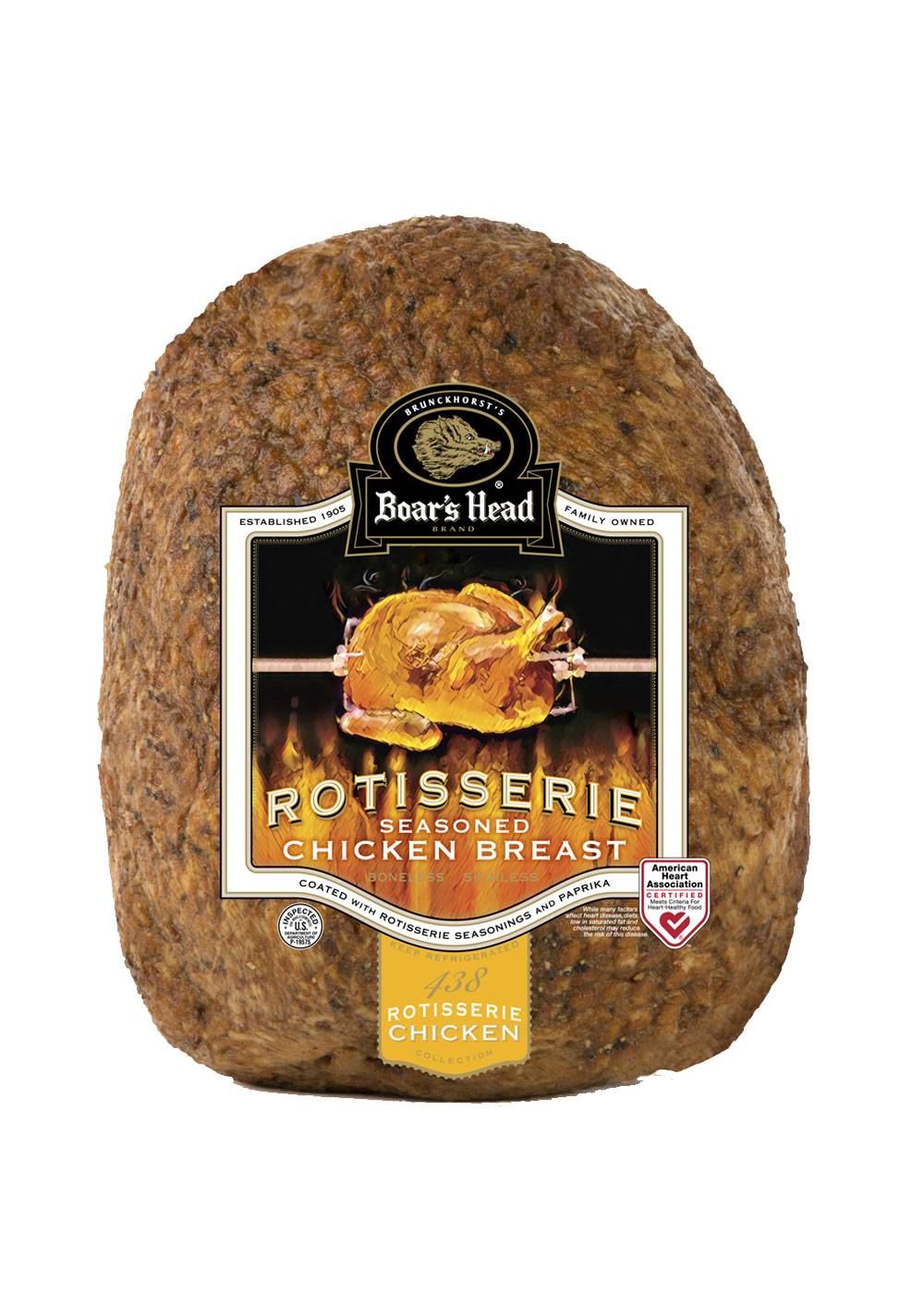 Boar's Head RotisserieSeasoned Chicken Breast, Custom Sliced Shop Meat at HEB