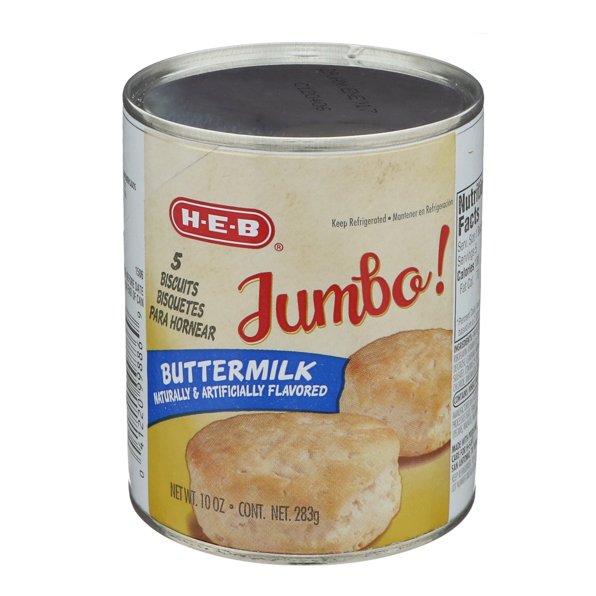 HEB Jumbo Buttermilk Biscuits Shop Biscuit & cookie dough at HEB