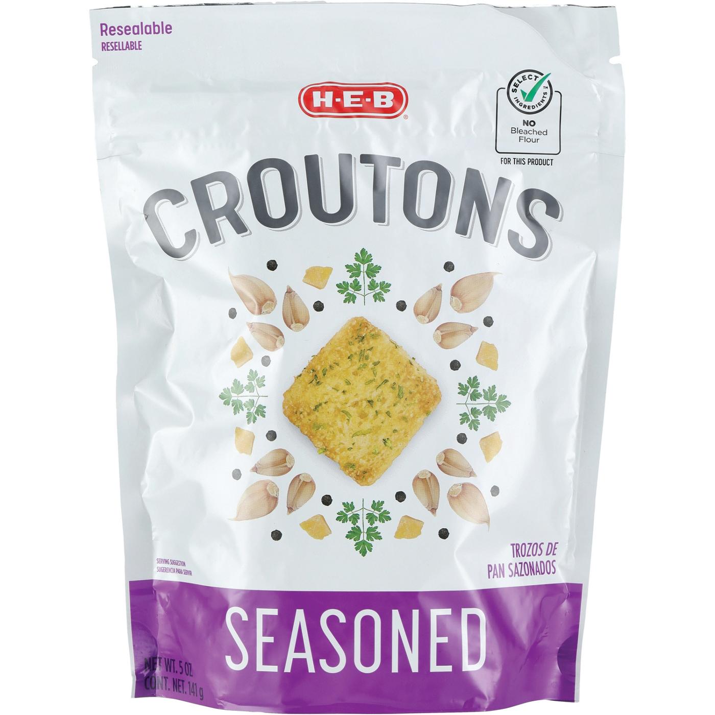 H-E-B Seasoned Premium Croutons; image 1 of 2