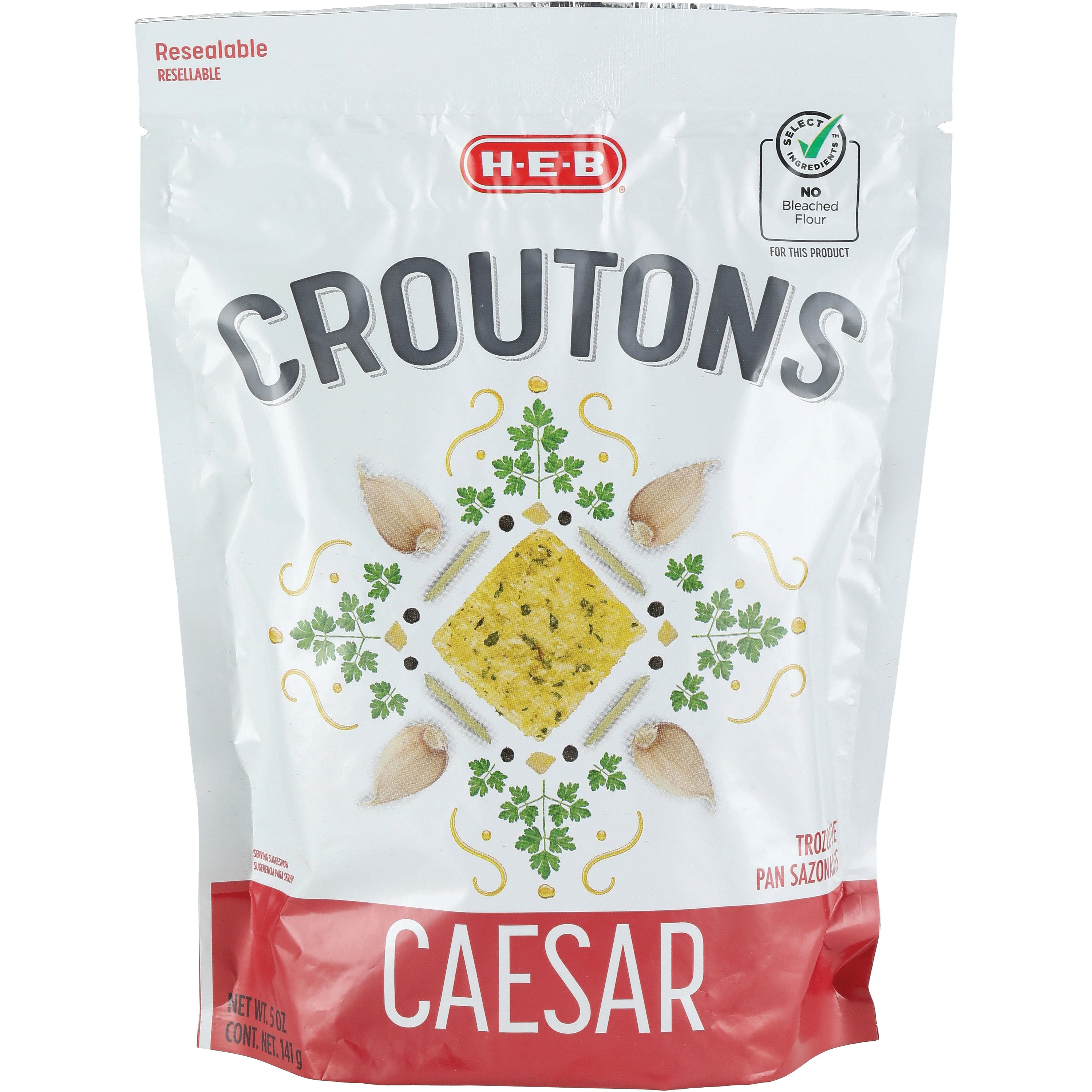 HEB Select Ingredients Caesar Premium Croutons Shop Salad Toppings