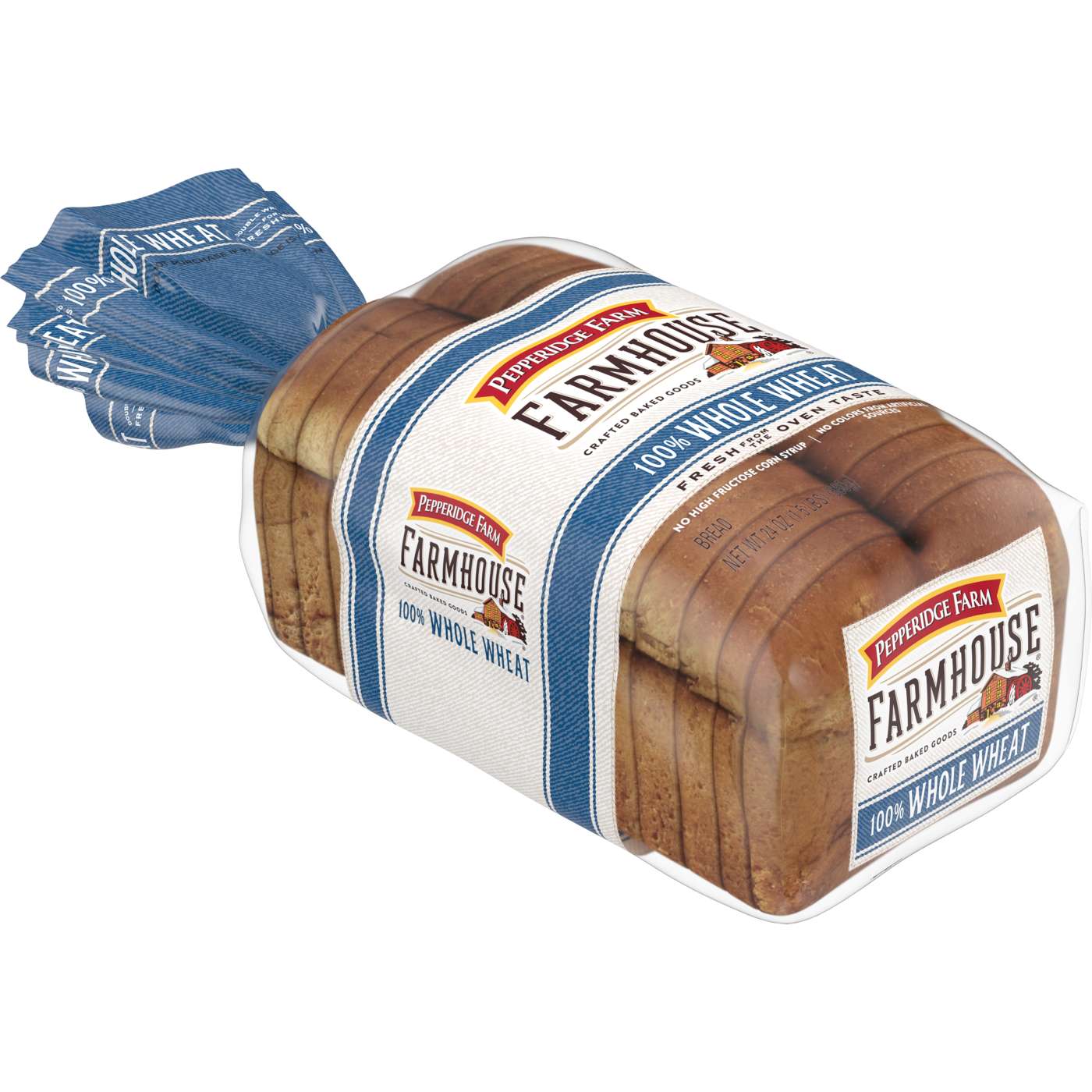 Pepperidge Farm Farmhouse 100% Whole Wheat Sliced Bread; image 3 of 9