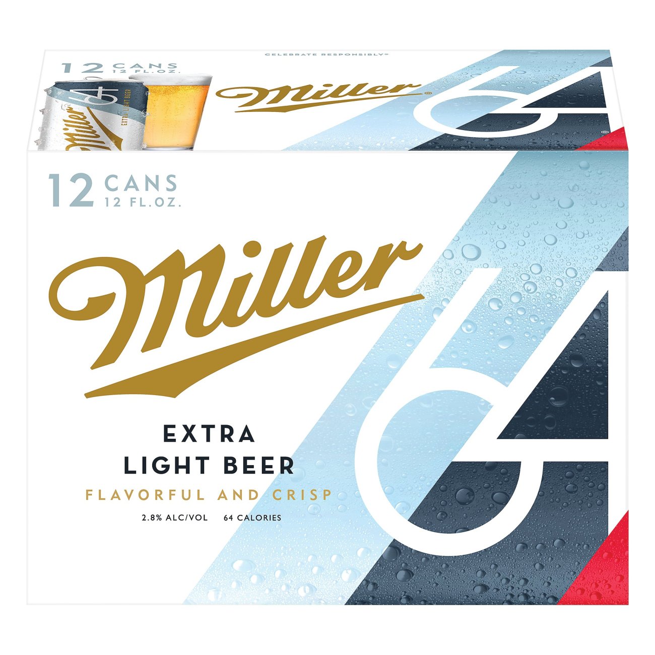 Miller 64 Beer 12 pk Cans Shop Beer at HEB