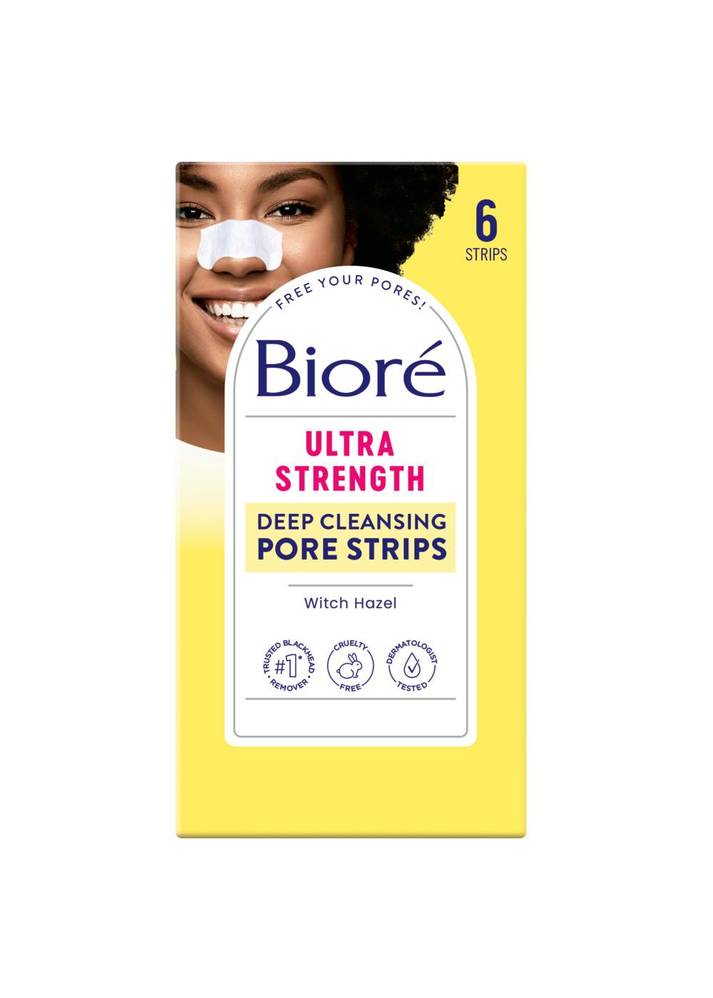 Bioré Ultra Strength Deep Cleansing Pore Strips with Witch Hazel; image 1 of 11