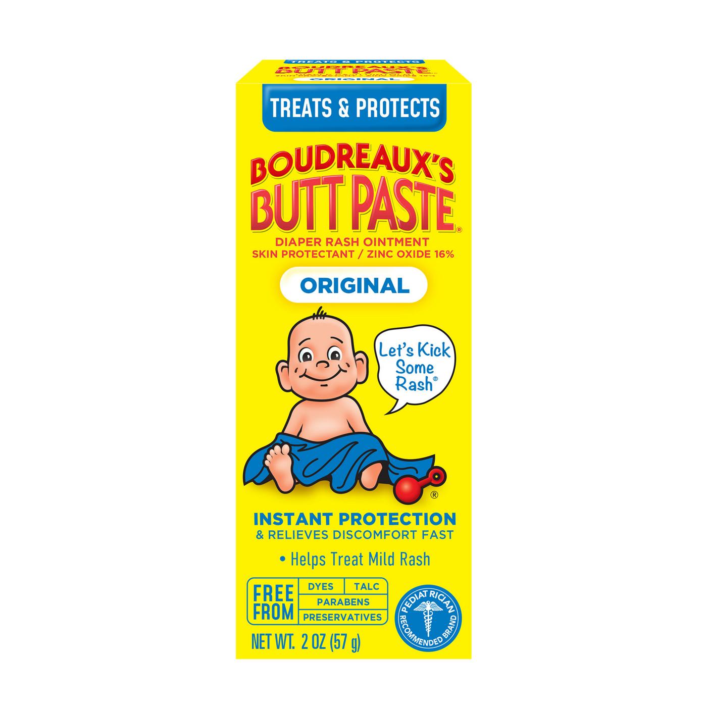 Boudreaux's Butt Paste Diaper Rash Cream Ointment; image 1 of 5