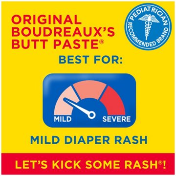 Boudreaux's Butt Paste Diaper Rash Cream Ointment, 2.00 oz
