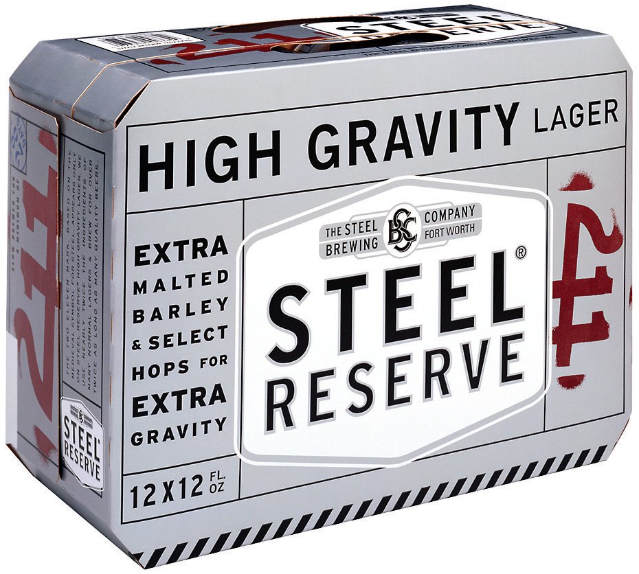 Steel Reserve 211 Lager 12 pk Cans Shop Beer at HEB