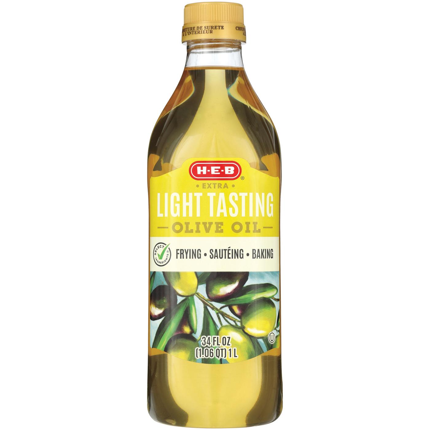 H-E-B Extra Light-Tasting Olive Oil; image 1 of 2