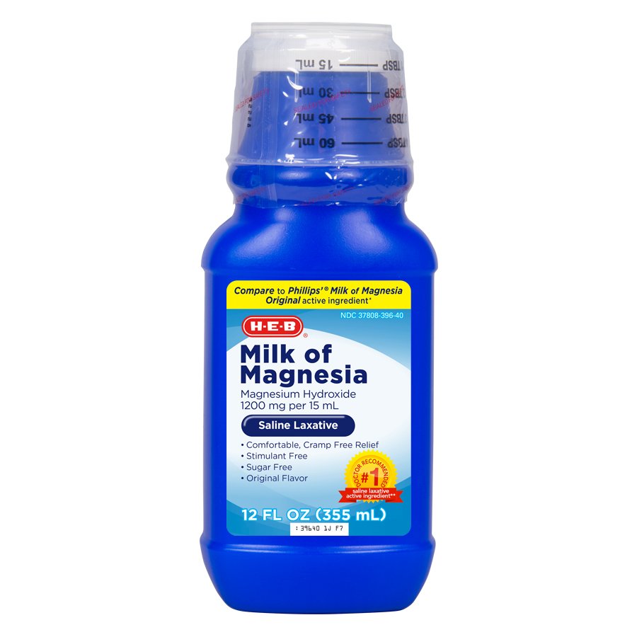HEB Milk of Magnesia Original Flavor Shop Digestion & nausea at HEB