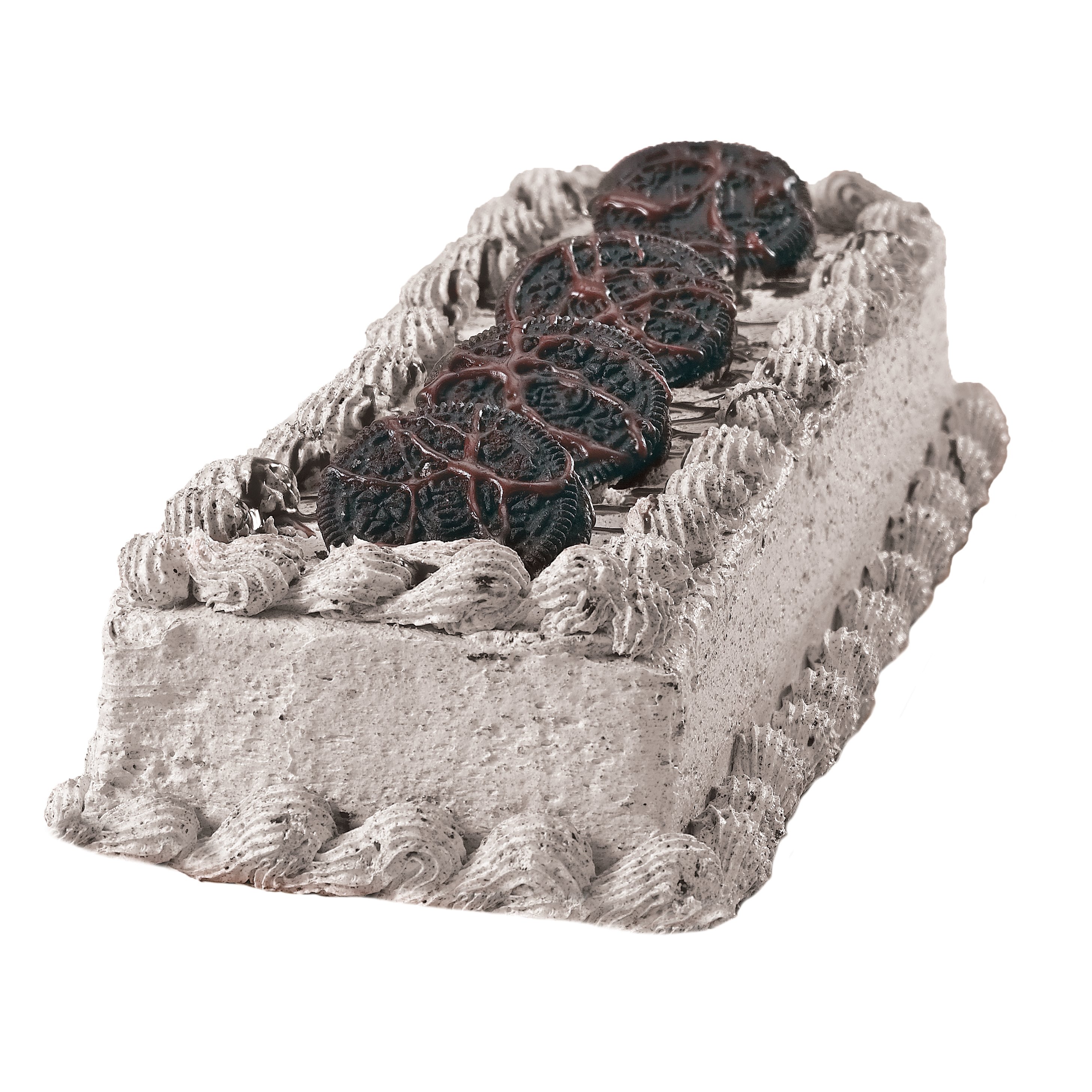 HEB Bakery Cookies & Creme 1/8 Sheet Bar Cake Shop Standard cakes