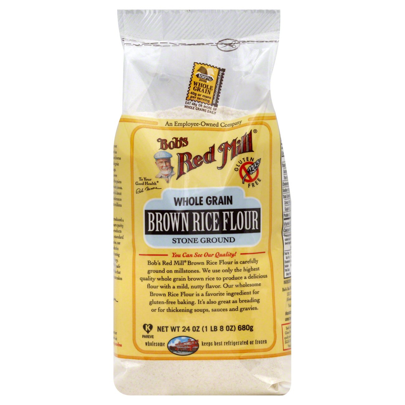 Bob's Red Mill Whole Grain Stone Ground Brown Rice Flour Shop Flour