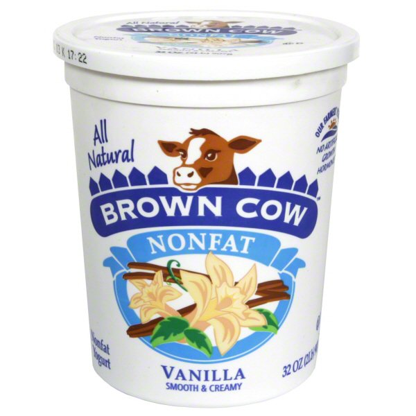 Brown Cow Vanilla Nonfat Yogurt Shop Yogurt at HEB
