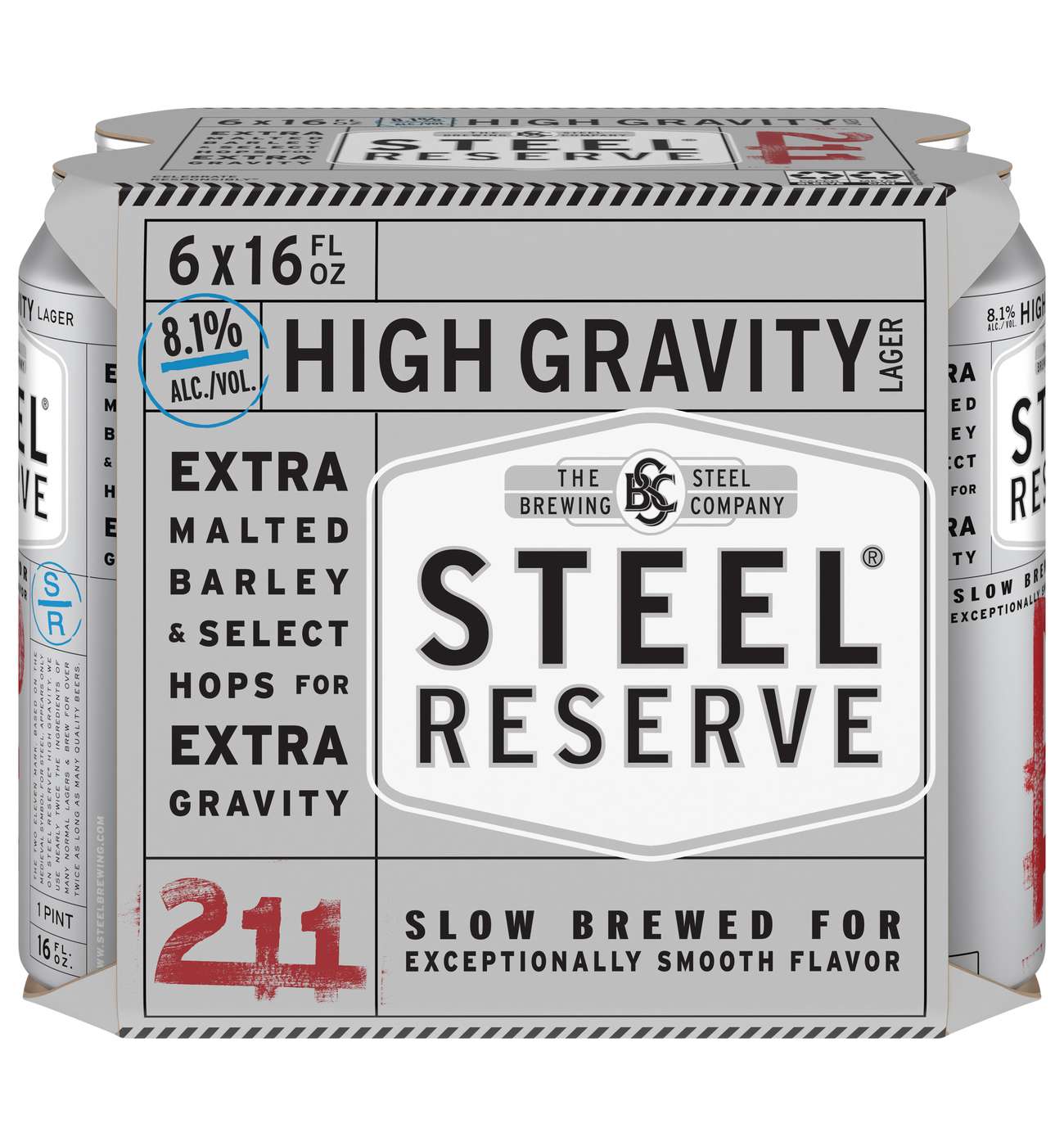 Steel Reserve 211 Lager 16 oz Cans; image 1 of 2