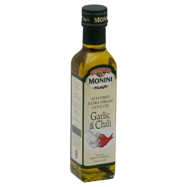 Monini Extra Virgin Garlic and Chili Flavored Olive Oil Shop Oils at