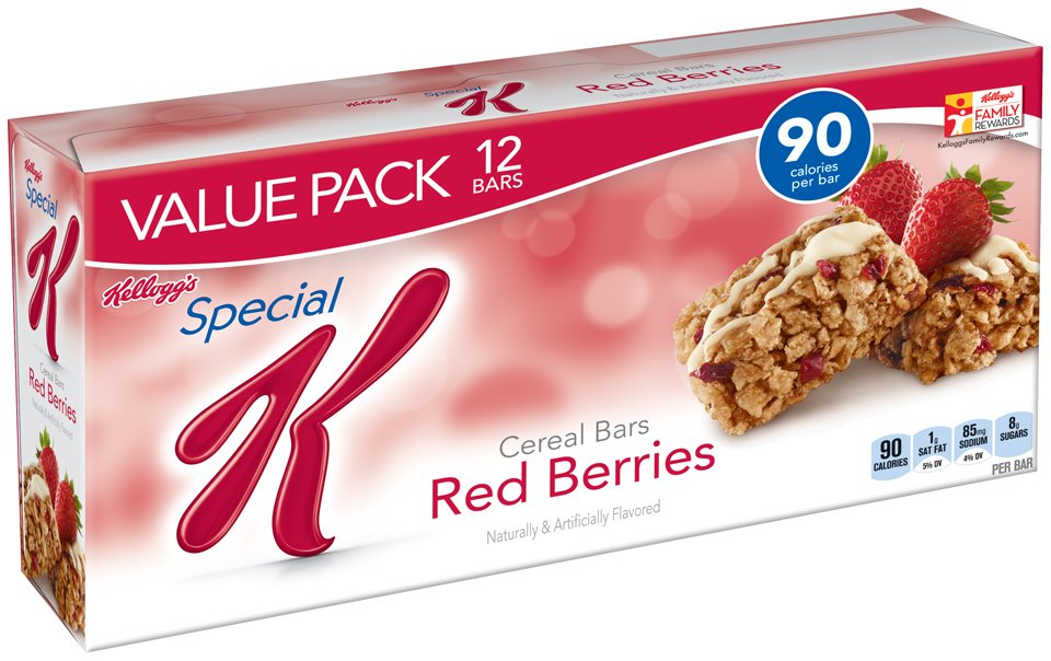 Kellogg S Special K Red Berries Cereal Bars Value Pack Shop Snacks Candy At H E B