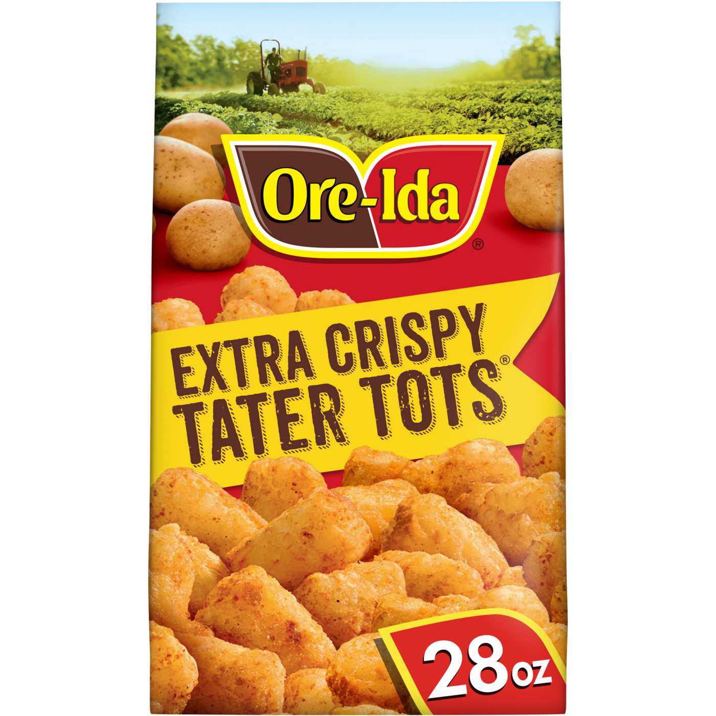 Ore-Ida Frozen Extra Crispy Tater Tots; image 1 of 9