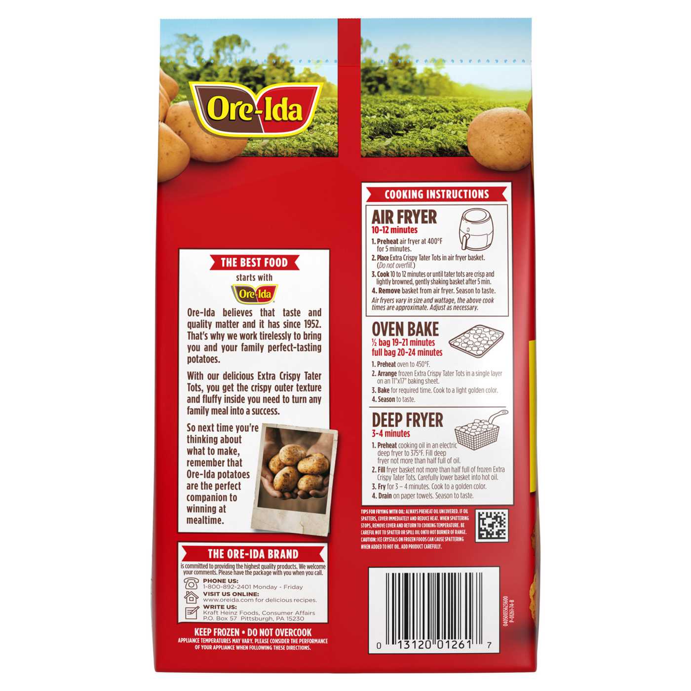 Ore-Ida Extra Crispy Tater Tots; image 5 of 5