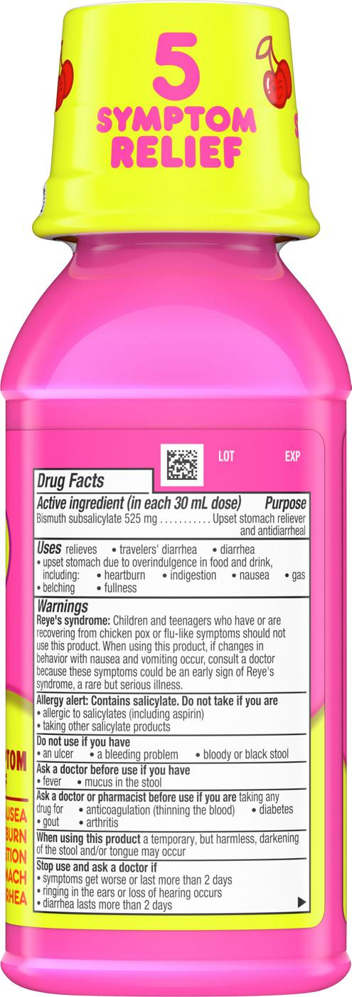 Pepto Bismol Multi-Symtom Relief Liquid - Cherry; image 2 of 2