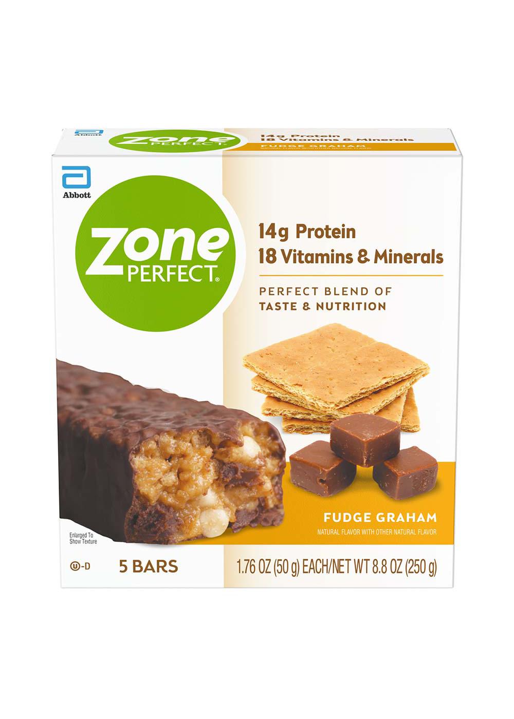 ZonePerfect 14g Protein Bars - Fudge Graham; image 1 of 6