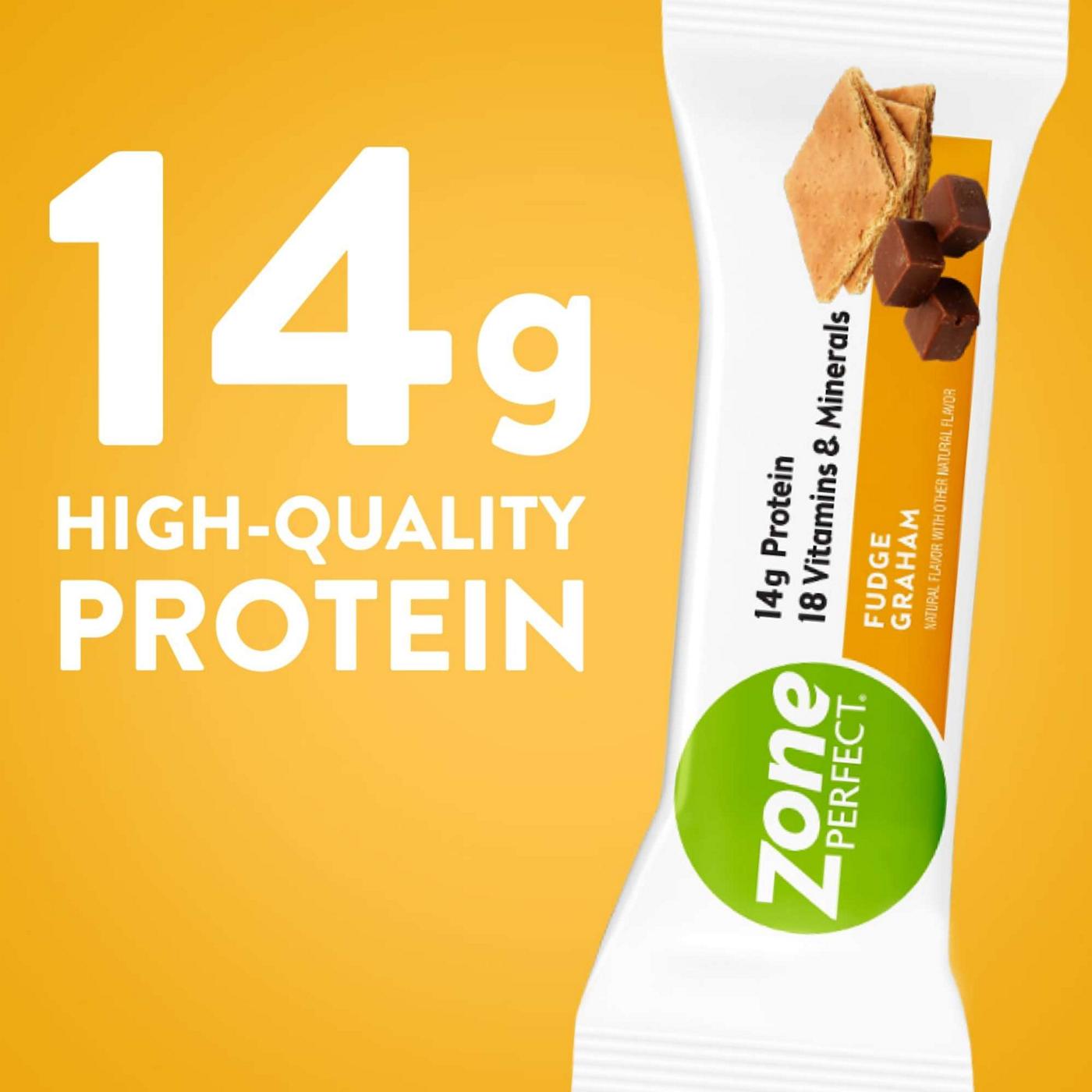 ZonePerfect 14g Protein Bars - Fudge Graham; image 3 of 6