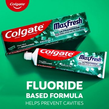 Colgate Max Fresh Anticavity Toothpaste - Clean Mint, 6.3 oz