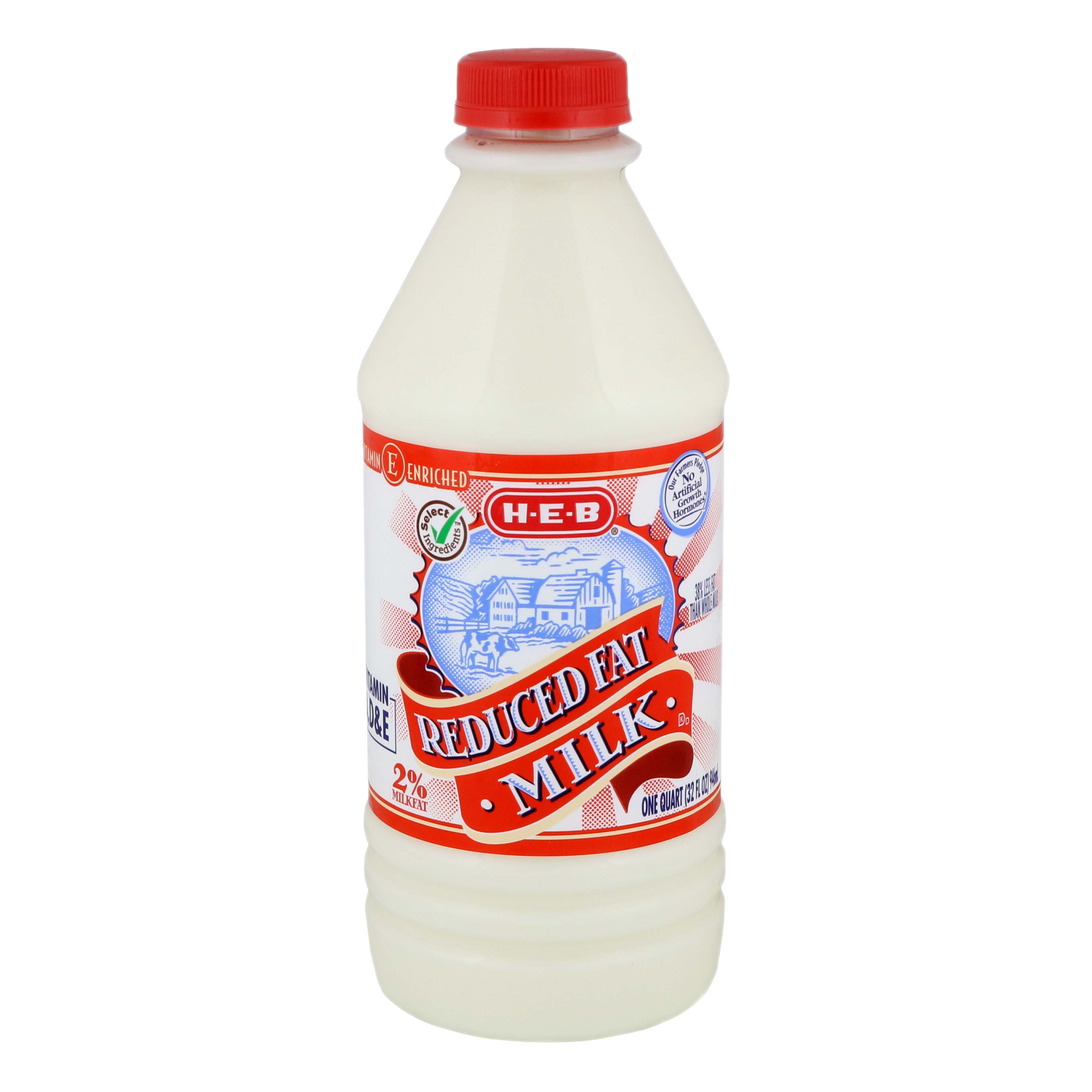 H-E-B Select Ingredients Reduced Fat 2% Milk - Shop Milk At H-E-B