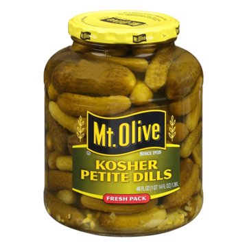 Mt. Olive Kosher Petite Dills, 46 oz