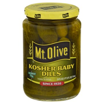 Mt. Olive Kosher  Baby Dills, 24 oz