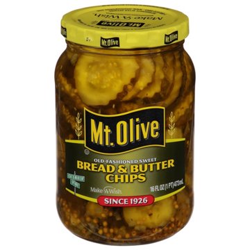 Mt. Olive Old Fashioned Sweet Bread and Butter Chips, 16 oz