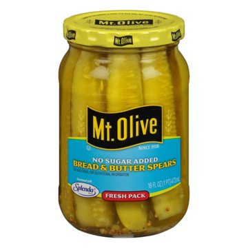 Mt. Olive No Sugar Added Bread and Butter Spears