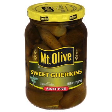 Mt. Olive Sweet Gherkins, 16 oz