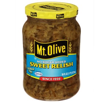 Mt. Olive No Sugar Added Sweet Relish, 16 oz