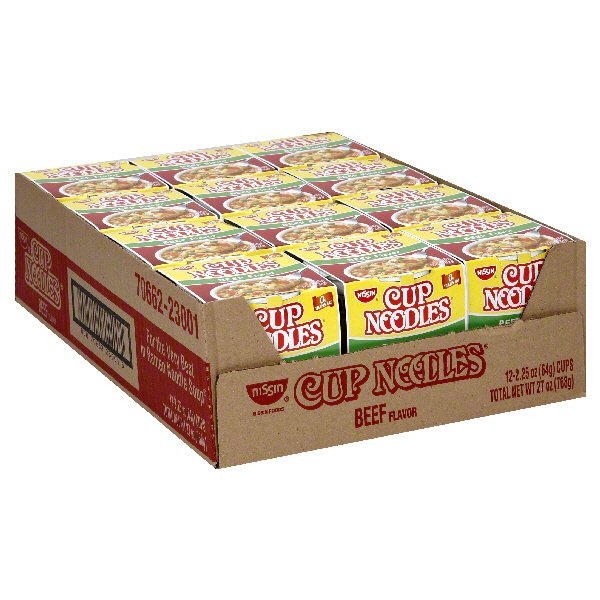 Nissin Cup Noodles Beef Flavor Ramen Noodle Soup Value Pack Shop Soups & Chili at HEB