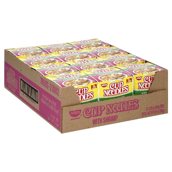 Nissin Cup Noodles with Shrimp Ramen Noodle Soup Value Pack Shop Soups & Chili at HEB