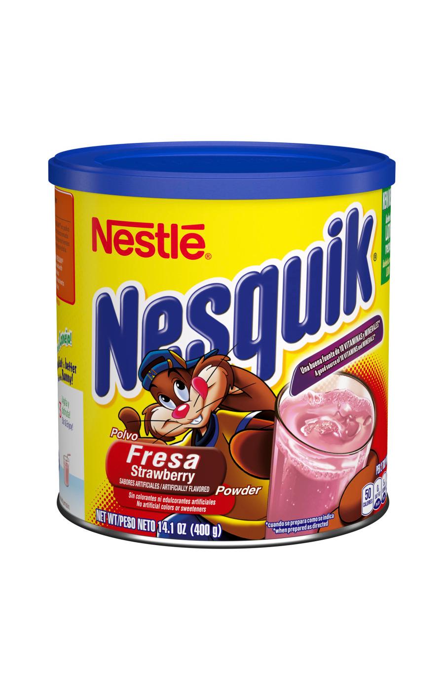 Nesquik Strawberry Powder Drink Mix; image 1 of 4