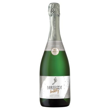 Barefoot Bubbly Bubbly Brut Cuvee Champagne California Sparkling Wine, 750 mL