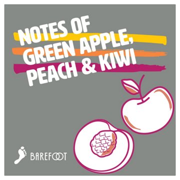 Barefoot Bubbly Bubbly Brut Cuvee Champagne California Sparkling Wine, 750 mL