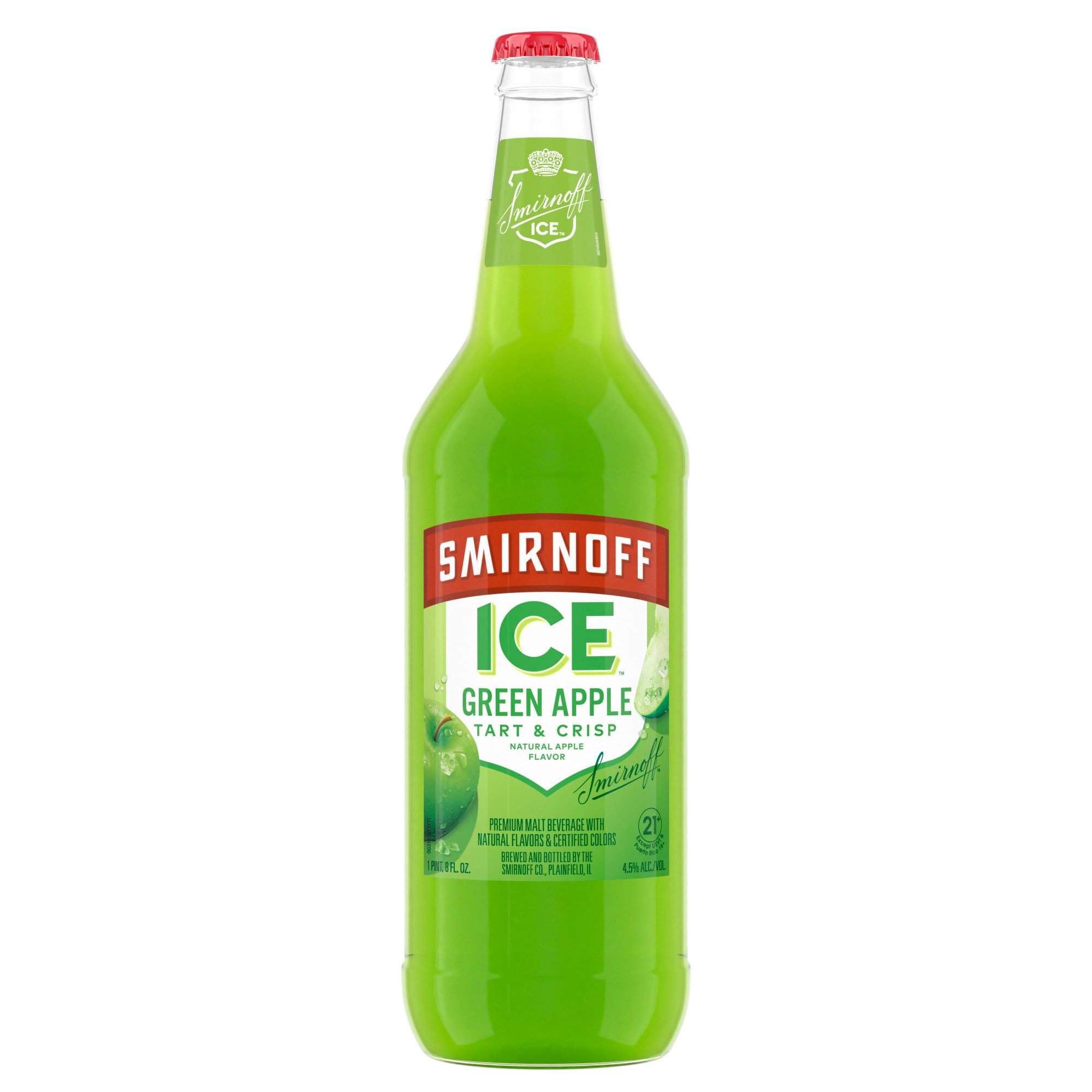 Smirnoff Ice Green Apple Bite Bottle Shop Malt Beverages Coolers At H E B